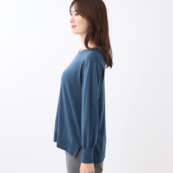 リフレクト（Reflect）/【ちくちくしない／アンサンブル可／通勤におすすめ◎】オフボディニット