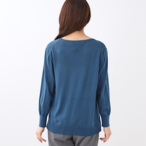 リフレクト（Reflect）/【ちくちくしない／アンサンブル可／通勤におすすめ◎】オフボディニット