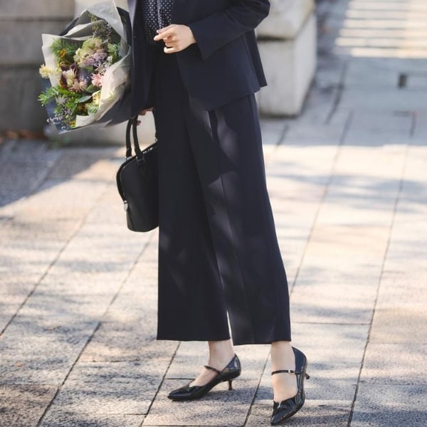 リフレクト（Reflect）/【フォーマル／入卒／セットアップ可】タック入りワイドパンツ