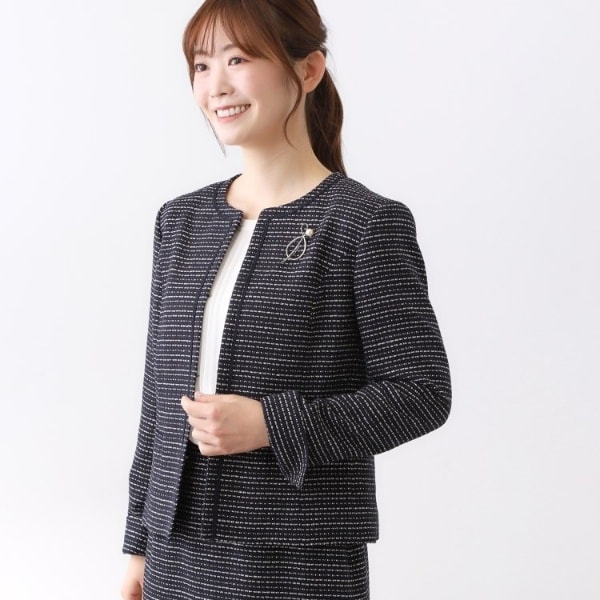 新品　Reflect リフレクト　ツイードジャケット　イタリア製生地使用　L リフレクト（Reflect）/【フォーマル／入卒／セットアップ可】ツイード