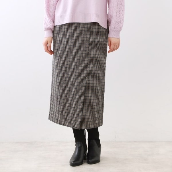 リフレクト（Reflect）/【秋映え◎】千鳥格子風タイトスカート