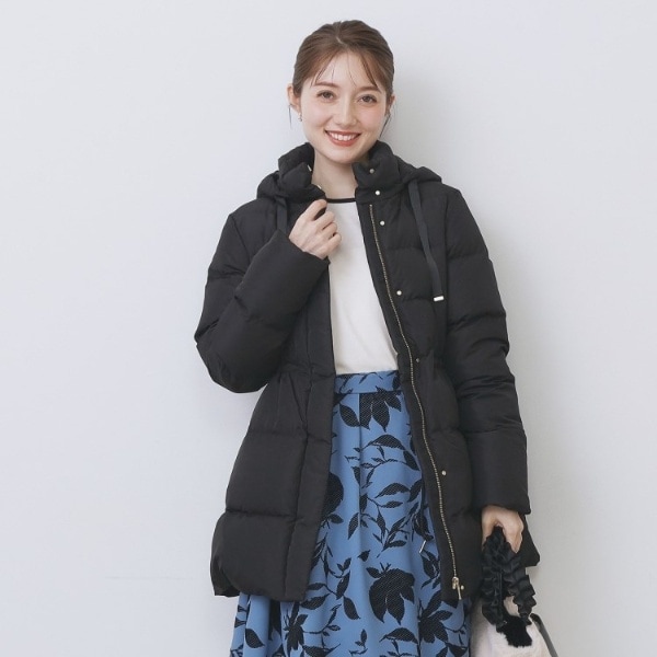 インデックス（index）/KAWADAダウンドロストミドルコート【撥水洗濯機OK2WAY静電気防止裏地】《XS〜3L》