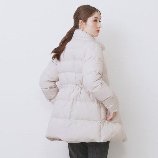 インデックス（index）/KAWADAダウンドロストミドルコート【撥水洗濯機OK2WAY静電気防止裏地】《XS〜3L》