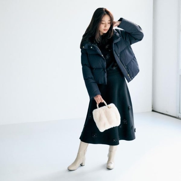 インデックス（index）/KAWADAダウンショートコート【撥水洗濯機OK静電気防止裏地】《XS〜LL》