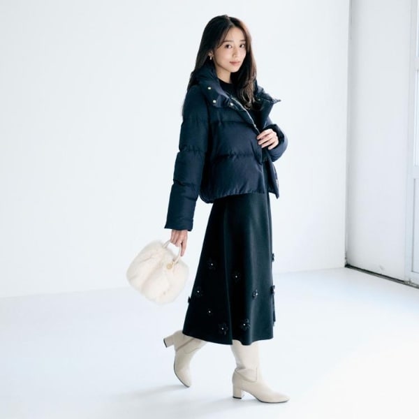 インデックス（index）/KAWADAダウンショートコート【撥水洗濯機OK静電気防止裏地】《XS〜LL》