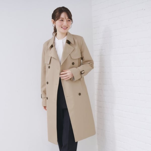 インデックス（index）/トレンチコート【洗濯機OK撥水花粉対応】《XS〜3L》