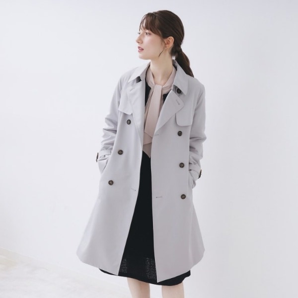 インデックス（index）/トレンチコート【洗濯機OK撥水花粉対応】《XS〜3L》