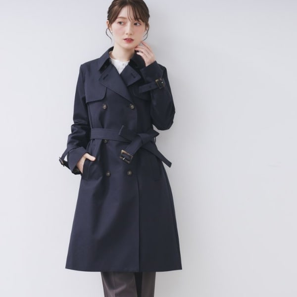 インデックス（index）/トレンチコート【洗濯機OK撥水花粉対応】《XS〜3L》