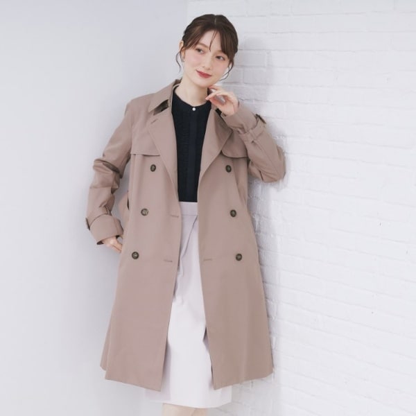 インデックス（index）/トレンチコート【洗濯機OK撥水花粉対応】《XS〜3L》