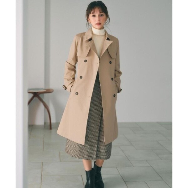 インデックス（index）/トレンチコート【洗濯機OK撥水花粉対応】《XS〜3L》