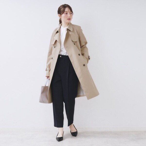 インデックス（index）/トレンチコート【洗濯機OK撥水花粉対応】《XS〜3L》