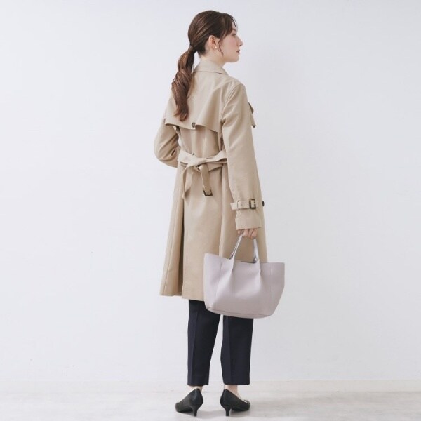 インデックス（index）/トレンチコート【洗濯機OK撥水花粉対応】《XS〜3L》