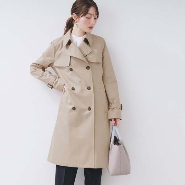 インデックス（index）/トレンチコート【洗濯機OK撥水花粉対応】《XS〜3L》