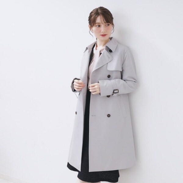インデックス（index）/トレンチコート【洗濯機OK撥水花粉対応】《XS〜3L》