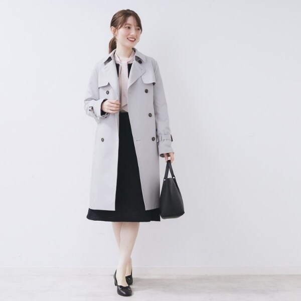 インデックス（index）/トレンチコート【洗濯機OK撥水花粉対応】《XS〜3L》