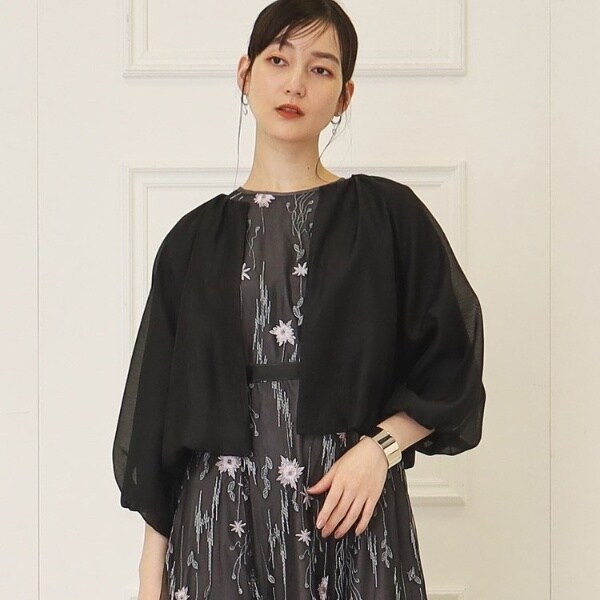 スーナウーナ（SunaUna）/【オーガンジー／シアー感】バルーンボレロの通販は