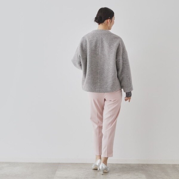 スーナウーナ（SunaUna）/【日本製／イタリアンエアリー／ジップ付】V