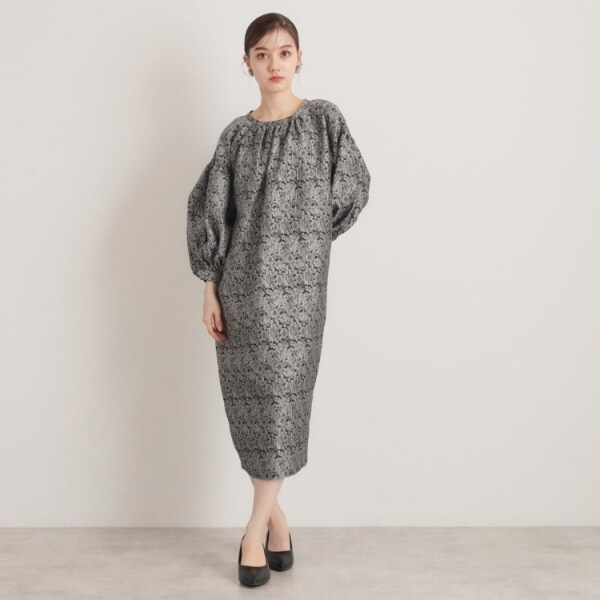 スーナウーナ（SunaUna）/【トレンド／コクーン】小花ジャカードワンピースの通販は