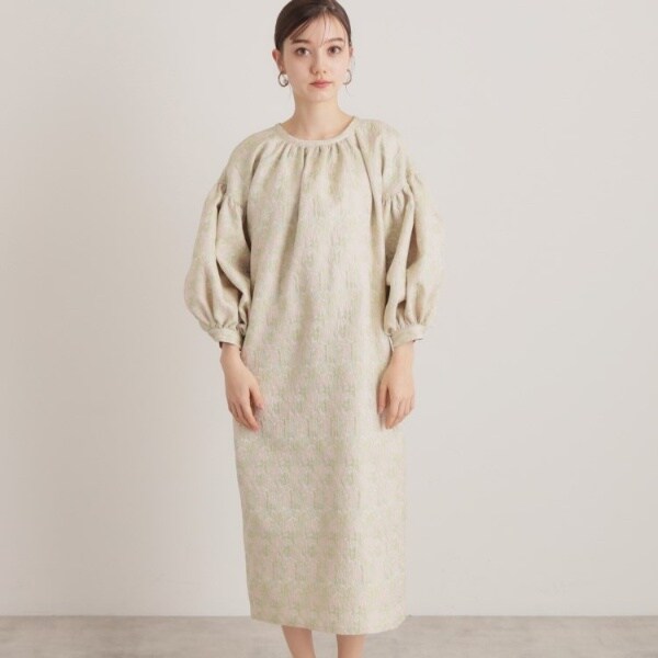 スーナウーナ（SunaUna）/【トレンド／コクーン】小花ジャカードワンピースの通販は