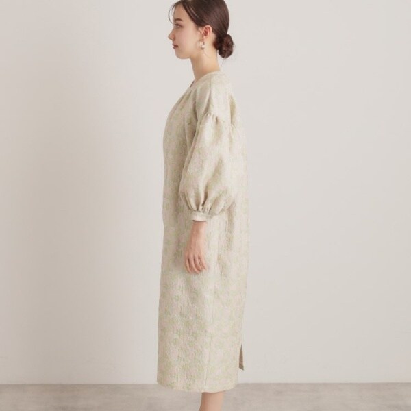 スーナウーナ（SunaUna）/【トレンド／コクーン】小花ジャカードワンピースの通販は