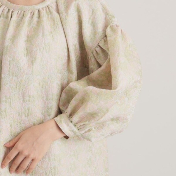 スーナウーナ（SunaUna）/【トレンド／コクーン】小花ジャカードワンピースの通販は