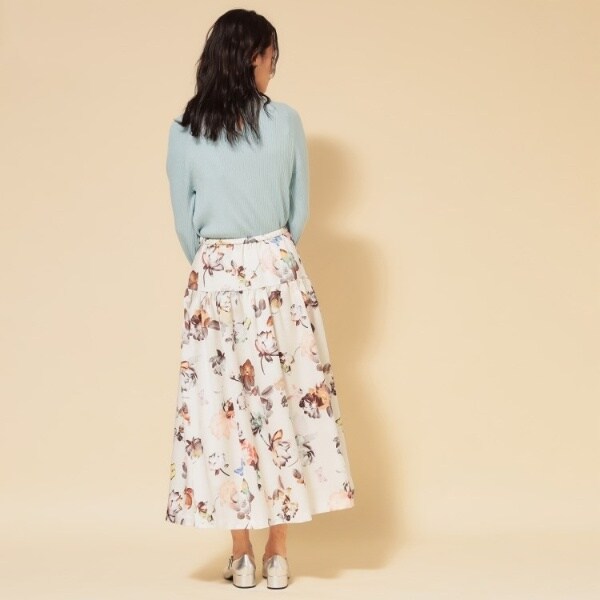 スーナウーナ（SunaUna）/【COLLECTION LINE】花柄タックスカート_9
