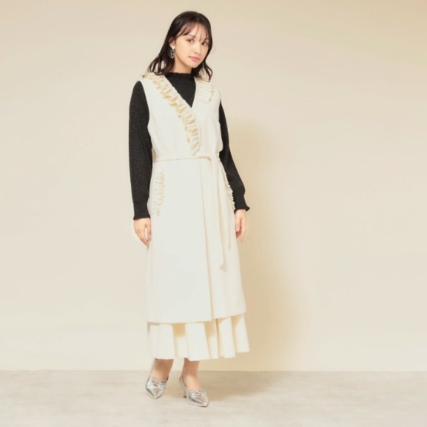 スーナウーナ（SunaUna）/【COLLECTION LINE】フリルスリーブレスジレ_4