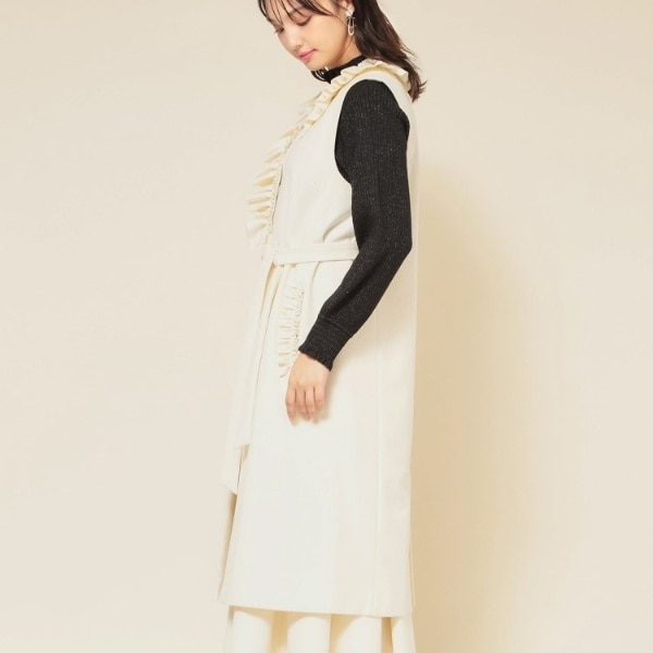 スーナウーナ（SunaUna）/【COLLECTION LINE】フリルスリーブレスジレ_12