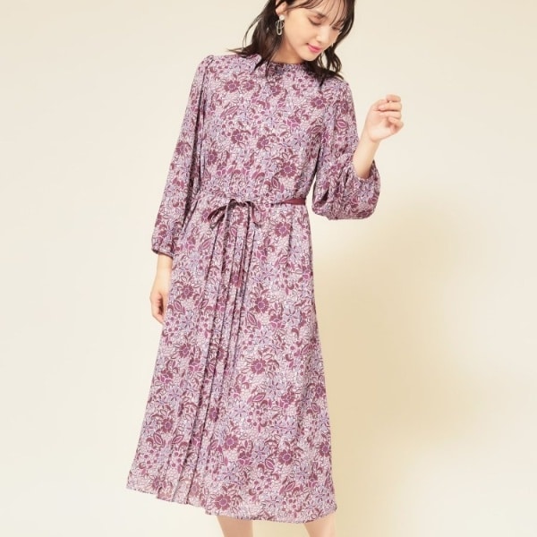 スーナウーナ（SunaUna）/【co creation and yours／SS〜L】レースプリーツワンピース