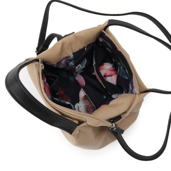 スーナウーナ（SunaUna）/【2WAY／オリジナルプリント裏使用】タック