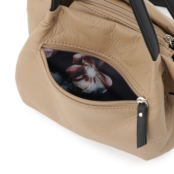 スーナウーナ（SunaUna）/【2WAY／オリジナルプリント裏使用】タック