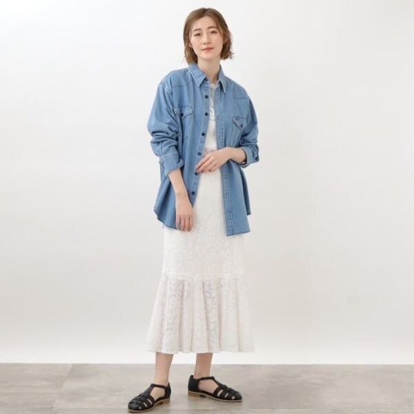 グローブ/【別注】Wrangler デニムシャツ