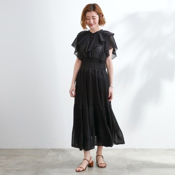 グローブ（grove）/夏の主役シフォンプリントプリーツワンピースの通販