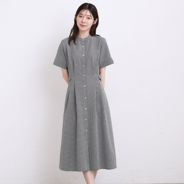 グローブ(grove)/【低身長さんも選べる着丈UV・シワになりにくいetc】涼やかさも、きちんとも叶うワンピース グローブ(grove)/【低身長さんも選べる着丈UV・シワになりにくいetc】涼やかさも、きちんとも叶うワンピース