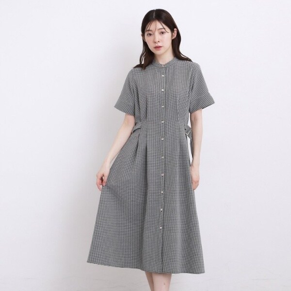 グローブ(grove)/【低身長さんも選べる着丈UV・シワになりにくいetc】涼やかさも、きちんとも叶うワンピース グローブ(grove)/【低身長さんも選べる着丈UV・シワになりにくいetc】涼やかさも、きちんとも叶うワンピース