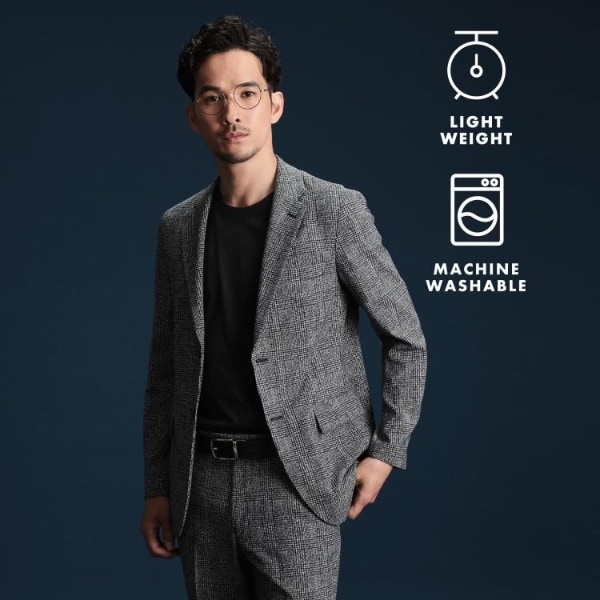 ザ ショップ ティーケー（THE SHOP TK）/AVANT AIR メッシュジャケット セットアップ可 ／ 洗える ／ ストレッチ ／ シワになりにくい