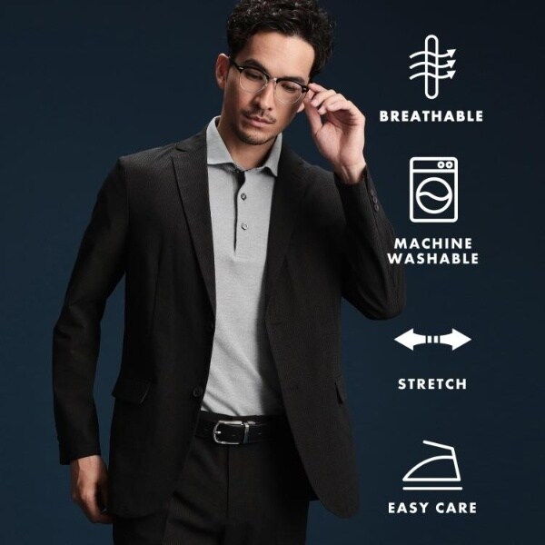 ザ ショップ ティーケー（THE SHOP TK）/ライトドッツジャケット【セットアップ可洗濯機OK】