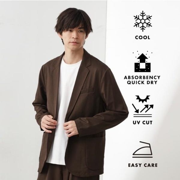 ザ ショップ ティーケー（THE SHOP TK）/スムースファイバーリラックスジャケット 【セットアップ可／UVカット／イージーケア／洗濯機O…_2