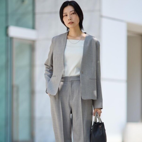 ザ ショップ ティーケー（THE SHOP TK）/ビジネスノーカラージャケット