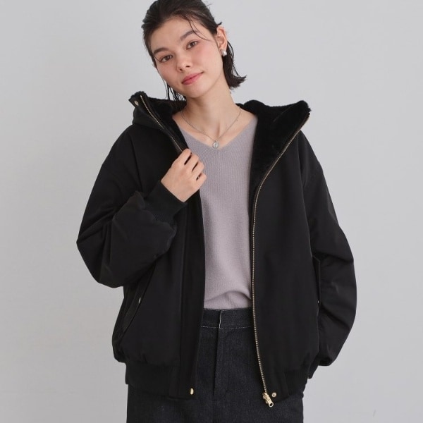 ザ ショップ ティーケー（THE SHOP TK）/【2WAY洗える】リバーシブル フェイクファーブルゾン