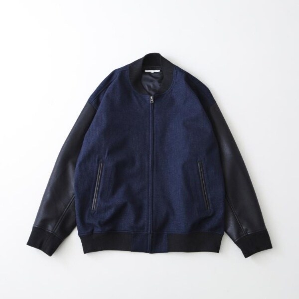 ザ ショップ ティーケー（THE SHOP TK）/【1ランク上の大人カジュアルに】異素材コンビ リブブルゾン_18