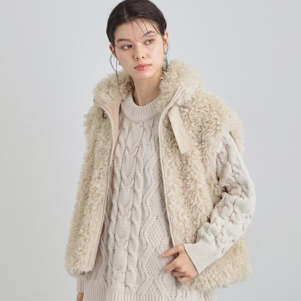 ザ ショップ ティーケー（THE SHOP TK）/プラスするだけでこなれ見え ボアベスト