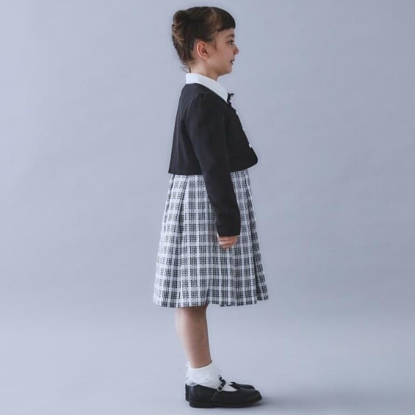ザ ショップ ティーケー（THE SHOP TK）/【120−1303点セット】ジャケット＆チェックワンピース入園・卒園・入学