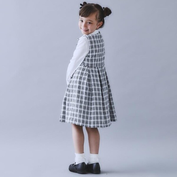 ザ ショップ ティーケー（THE SHOP TK）/【120−1303点セット】ジャケット＆チェックワンピース入園・卒園・入学