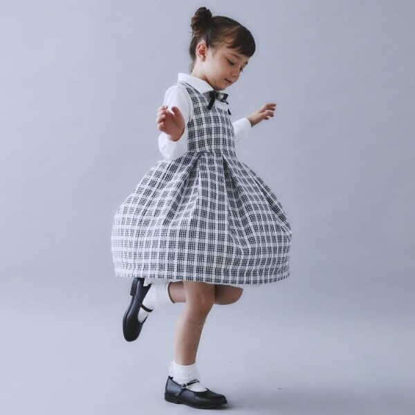 ザ ショップ ティーケー（THE SHOP TK）/【120−1303点セット】ジャケット＆チェックワンピース入園・卒園・入学