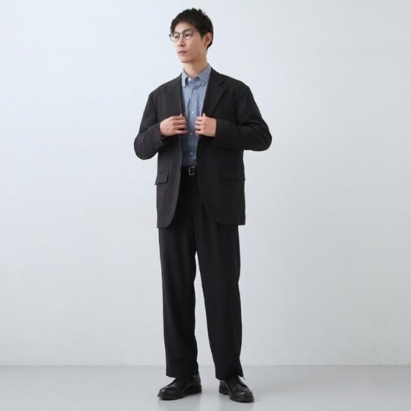 ザ ショップ ティーケー（THE SHOP TK）/AVANT LINO リラックスジャケット セットアップ可／洗濯機OK_3