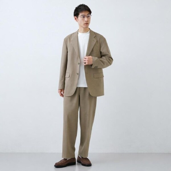 ザ ショップ ティーケー（THE SHOP TK）/AVANT LINO リラックスジャケット セットアップ可／洗濯機OK_7