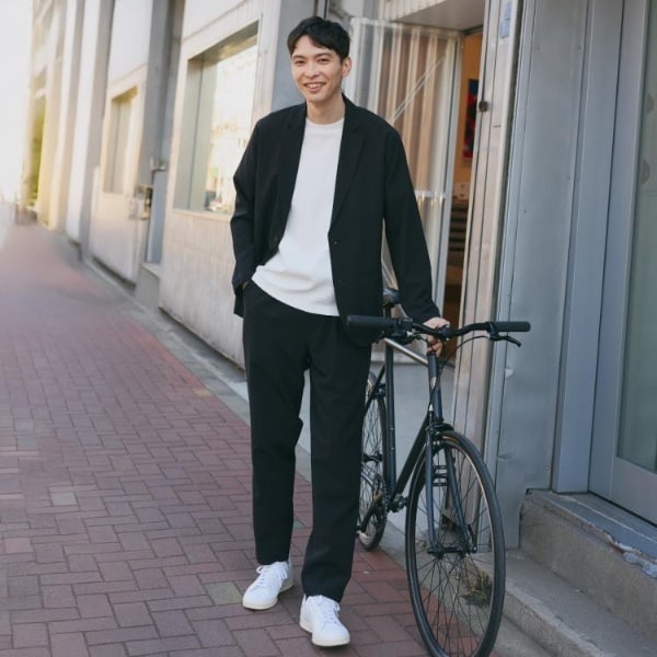 ザ ショップ ティーケー（THE SHOP TK）/【上下2点セット】ジャケット＋パンツ イージーセットアップ 防シワ／ストレッチ／洗濯機OK