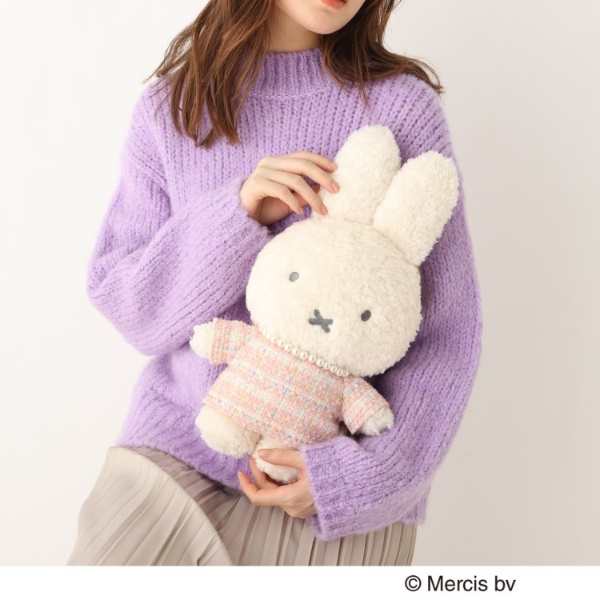 上品 miffy ドールバッグ 大 ミッフィーコラボ オペークドットクリップ