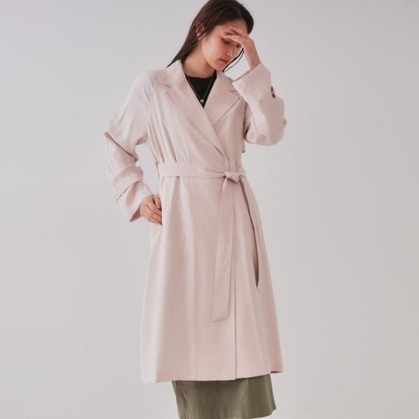 オペークドットクリップ（OPAQUE．CLIP）/《大人百花掲載》リラクシートレンチコート【洗える】